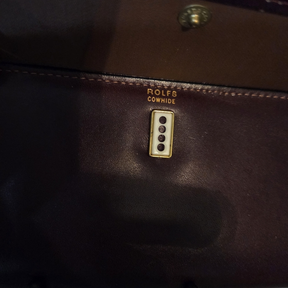 Rolfs Elegant  Cowhide Twist Lock Long Wallet - Picture 7 of 9